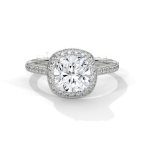 2 CT Cushion Cut Moissanite Ring: A Symbol of Timeless Elegance