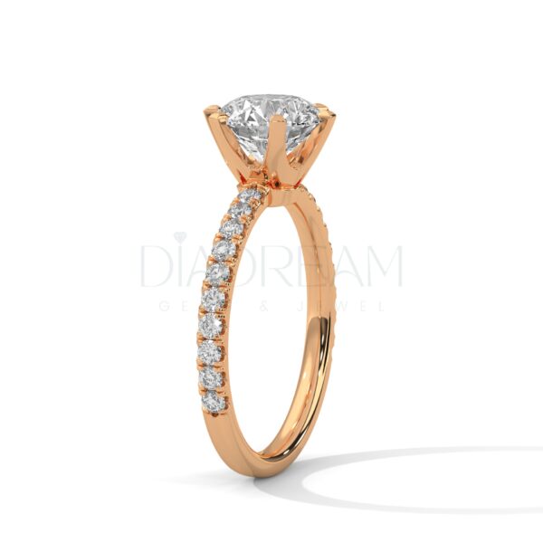 2 Carat Round Cut Moissanite Ring: Unmatched Brilliance and Fire