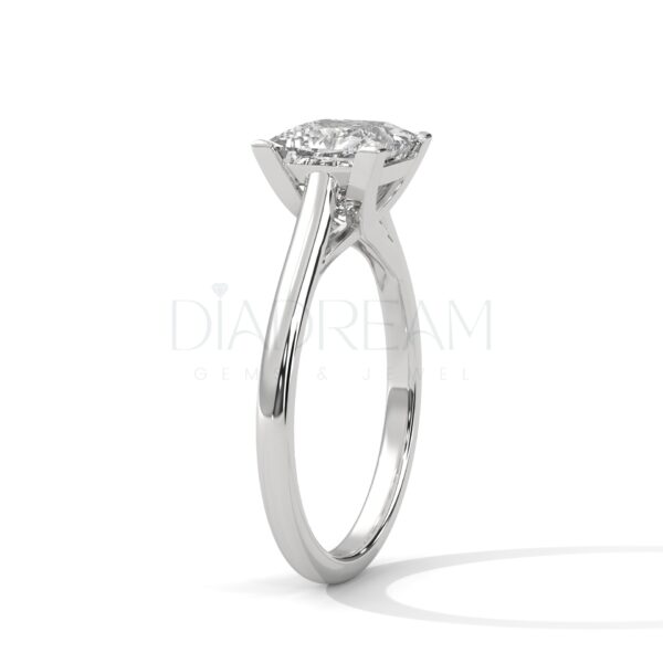 Princess Cut Moissanite Ring - 2.0 CT Colorless Brilliance