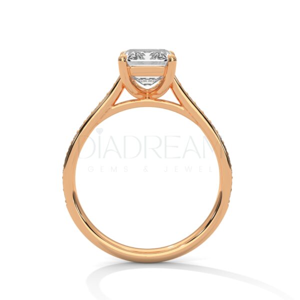 2 Carat Emerald Cut Moissanite Ring: A Symbol of Timeless Sophistication