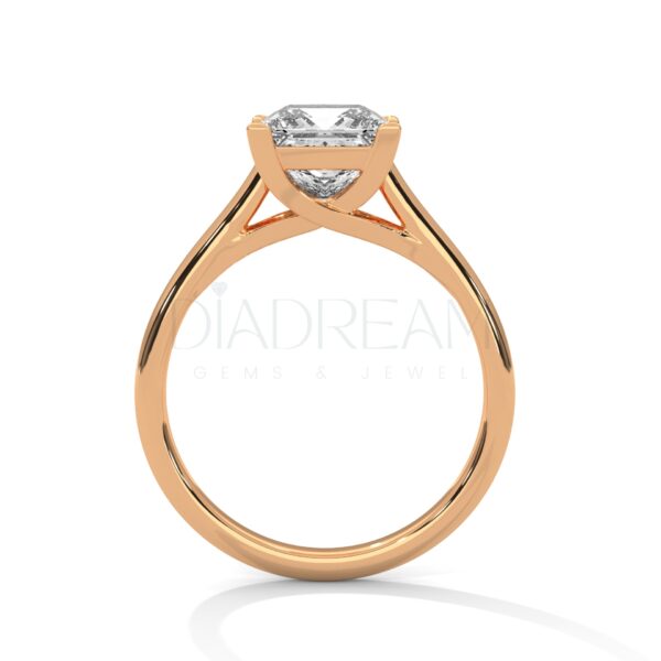 Princess Cut Moissanite Ring - 2.0 CT Colorless Brilliance