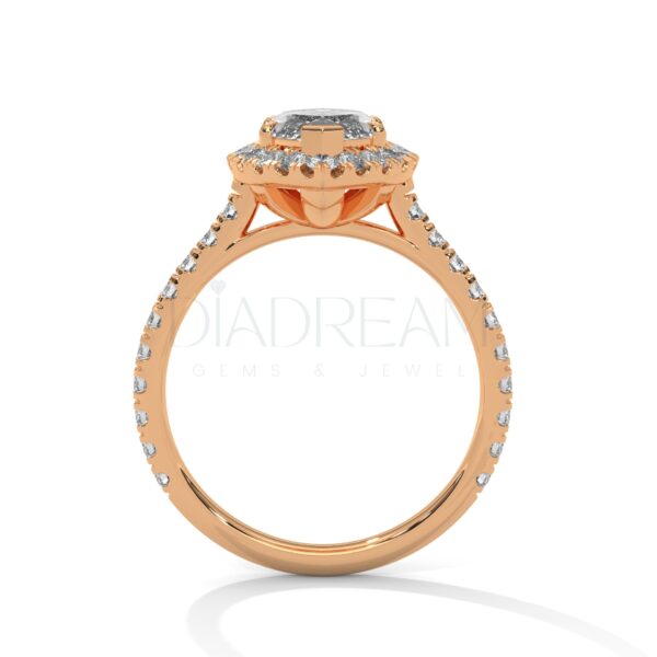2 Carat Marquise Cut Moissanite Ring-Handmade