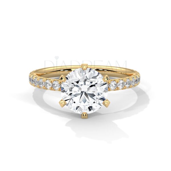 2 Carat Round Cut Moissanite Ring: Unmatched Brilliance and Fire