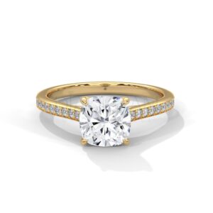 2 Carat Cushion Cut Moissanite Ring: A Symbol of Timeless Elegance