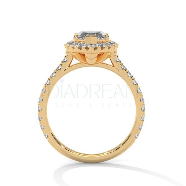 2 Carat Marquise Cut Moissanite Ring-Handmade
