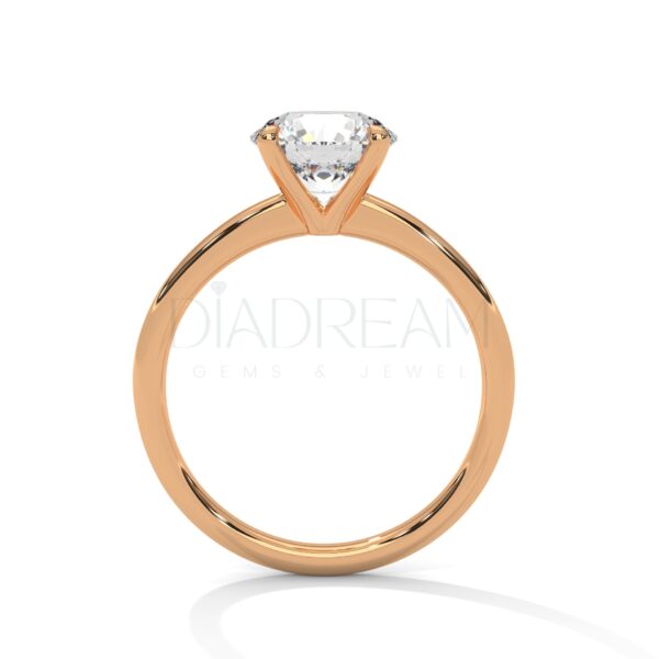 2 Carat Round Cut Moissanite Solitaire Ring