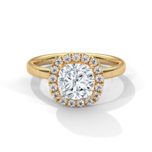 2 CT Cushion Cut Moissanite Ring: A Symbol of Timeless Elegance