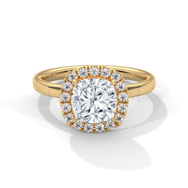 2 CT Cushion Cut Moissanite Ring: A Symbol of Timeless Elegance