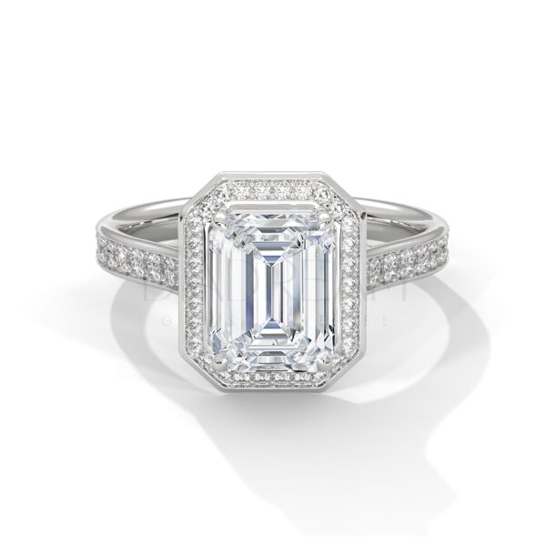 2 CT Emerald Cut Moissanite Ring: A Symbol of Timeless