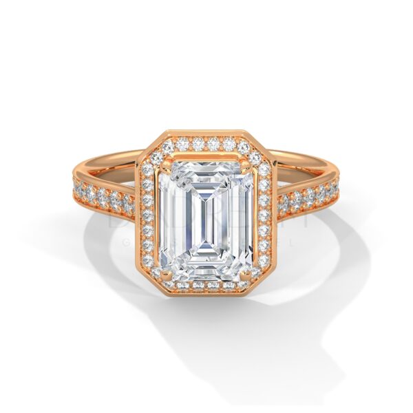 2 CT Emerald Cut Moissanite Ring: A Symbol of Timeless