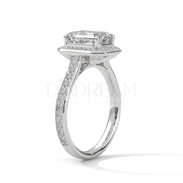 2 CT Emerald Cut Moissanite Ring: A Symbol of Timeless