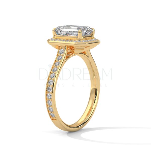 2 CT Emerald Cut Moissanite Ring: A Symbol of Timeless