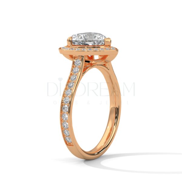 2 Carat Heart Cut Moissanite Ring
