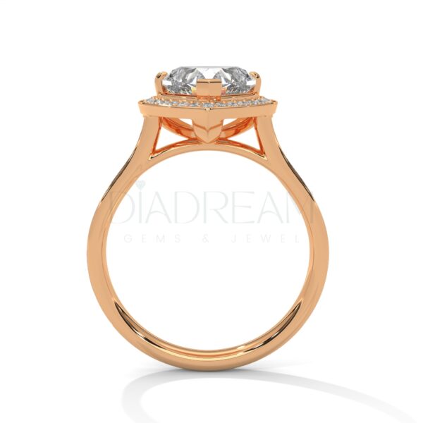 2 Carat Heart Cut Moissanite Ring