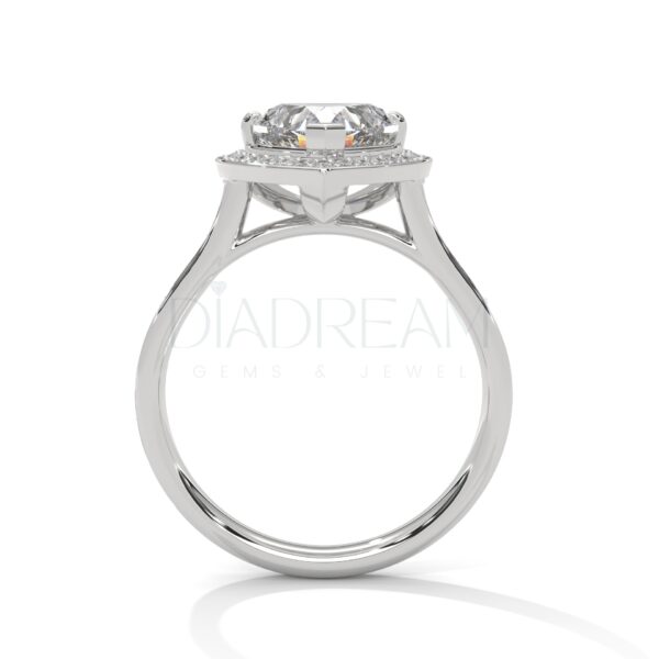 2 Carat Heart Cut Moissanite Ring